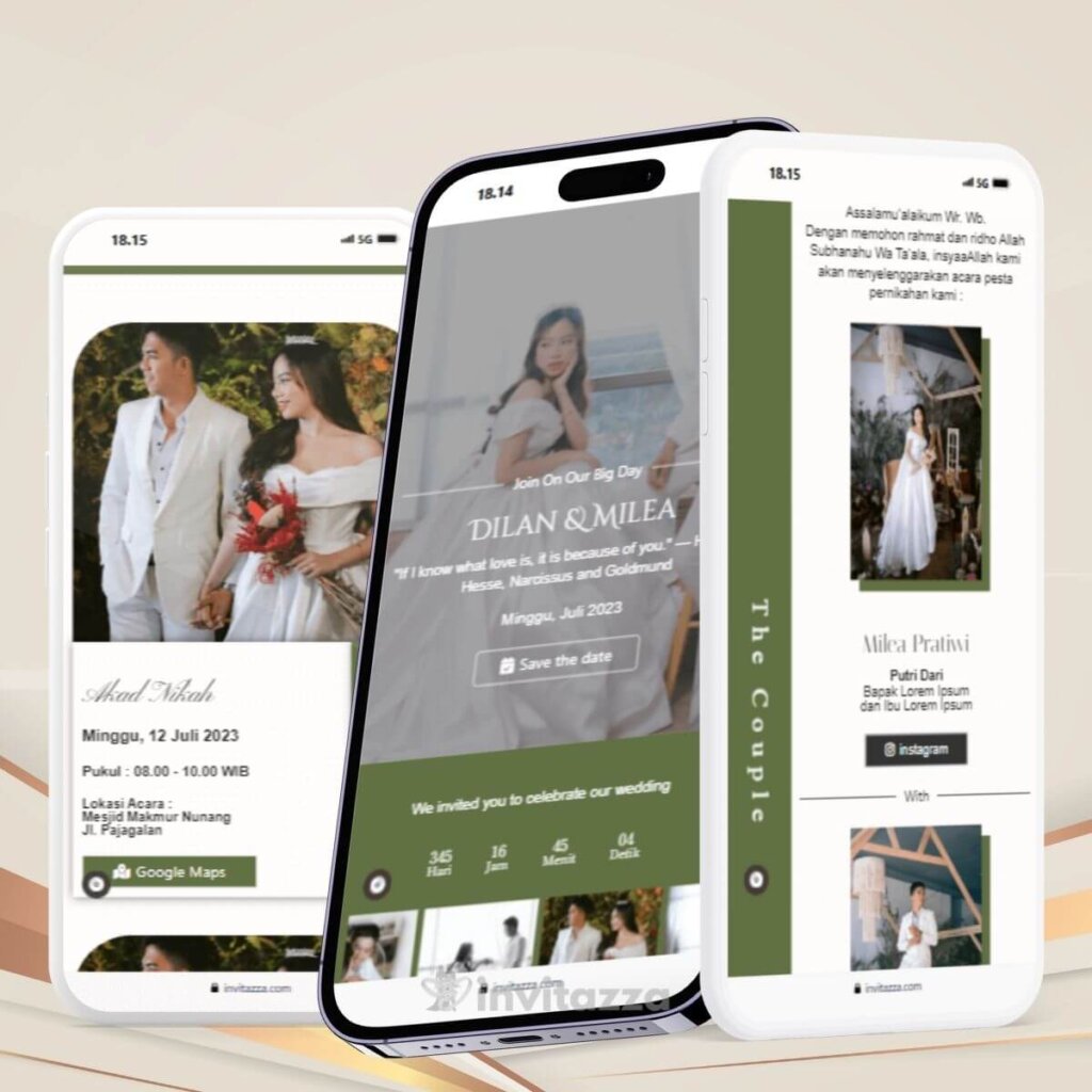 undangan pernikahan digital online luxury