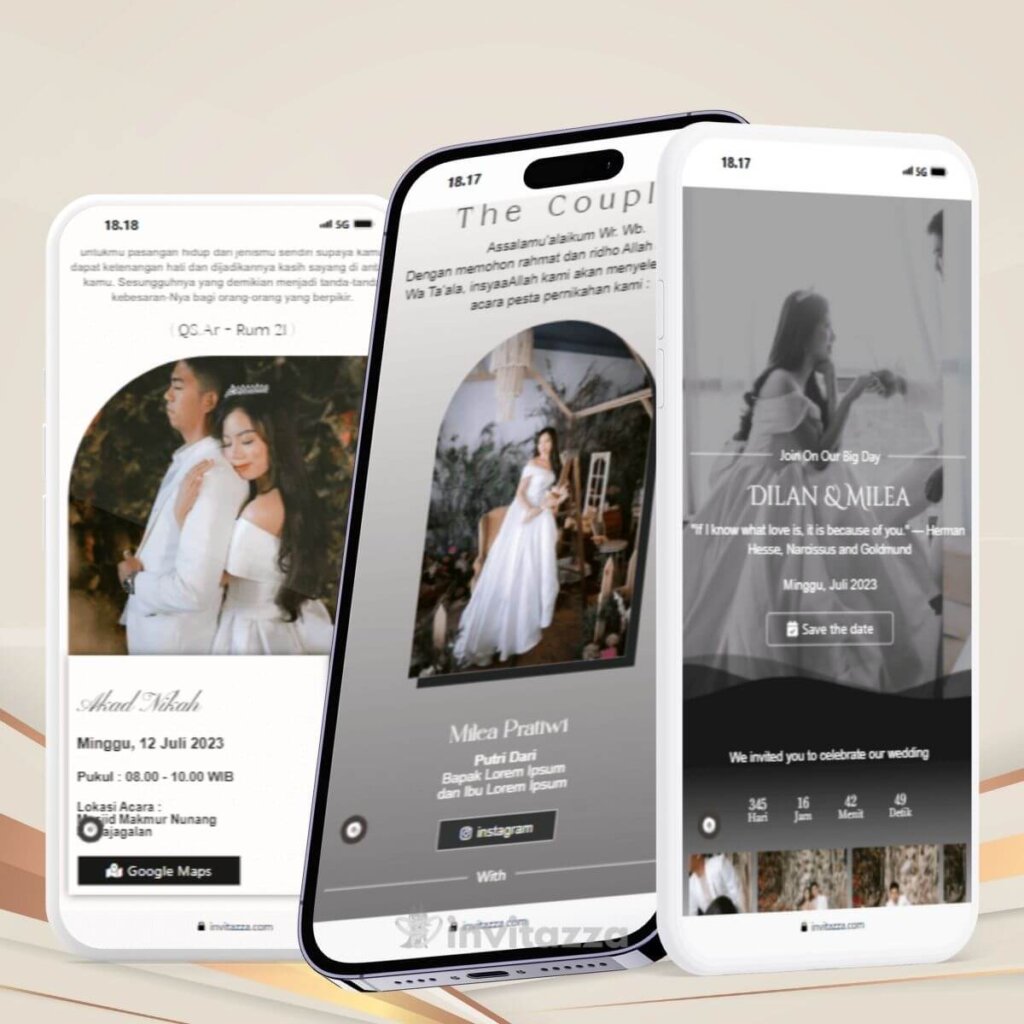 undangan pernikahan digital online luxury