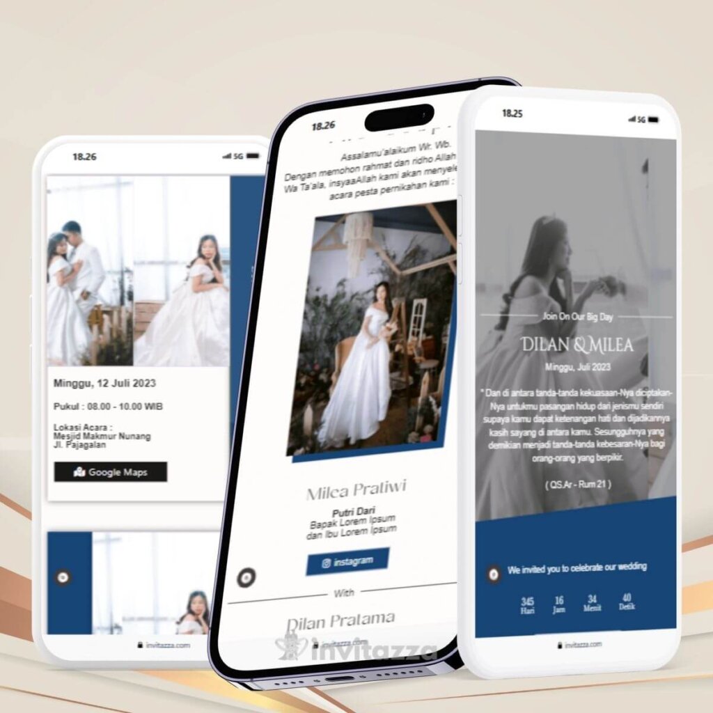 undangan pernikahan digital online luxury