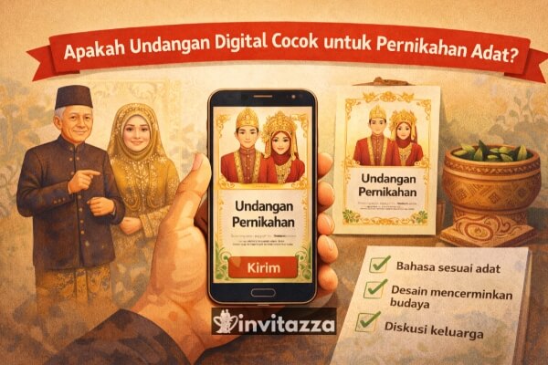 Apakah Undangan Digital Cocok untuk Pernikahan Adat?